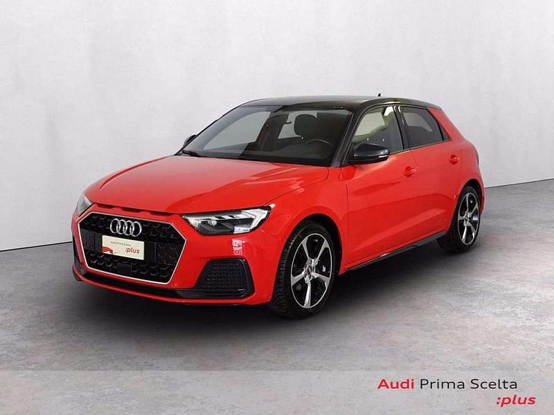 Usata Audi A1 Sportback 116 CV (85 kW) 2020 Rosso misano perla grigio manh Utilitaria