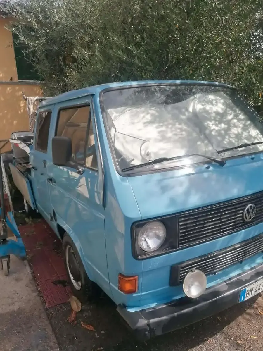 Usata VW T3 69 CV (50 kW) 1987 Blu Furgone