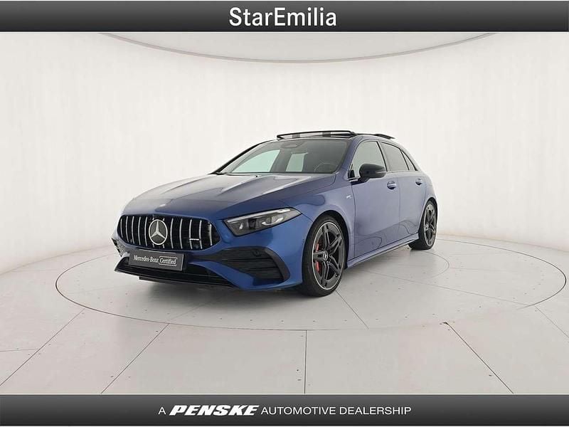 Usata Mercedes A35 AMG AMG Line Premium Plus 306 CV (225 kW) 2024 Blu/azzurro Utilitaria