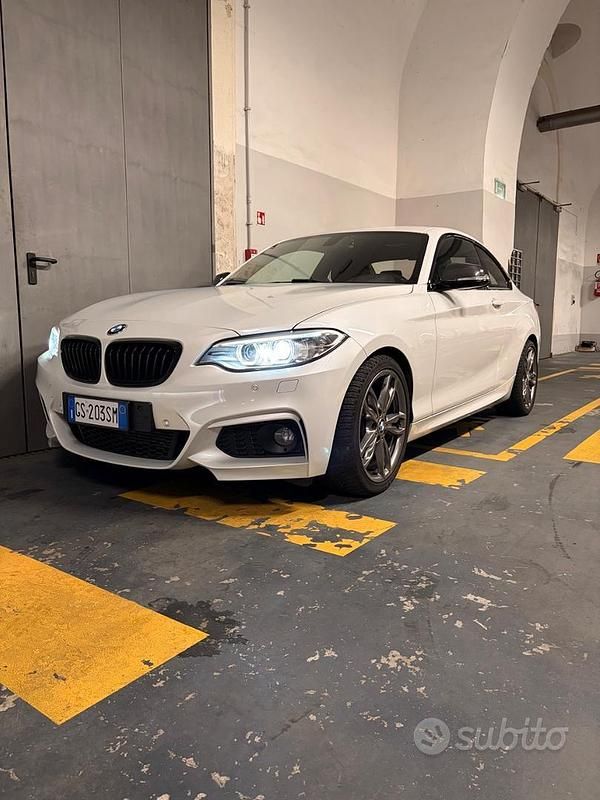Usata BMW 220 184 CV (135 kW) 2016 Bianco Coupé