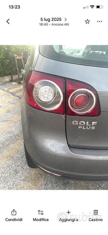 Usata VW Golf Plus 102 CV (75 kW) 2006 Grigio Monovolume