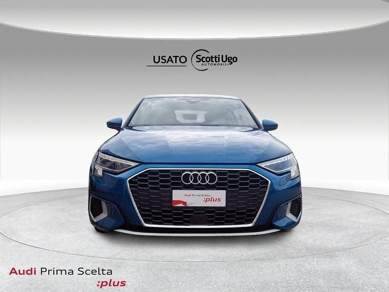 Usata Audi A3 Sportback Advanced 116 CV (85 kW) 2022 Blu Utilitaria