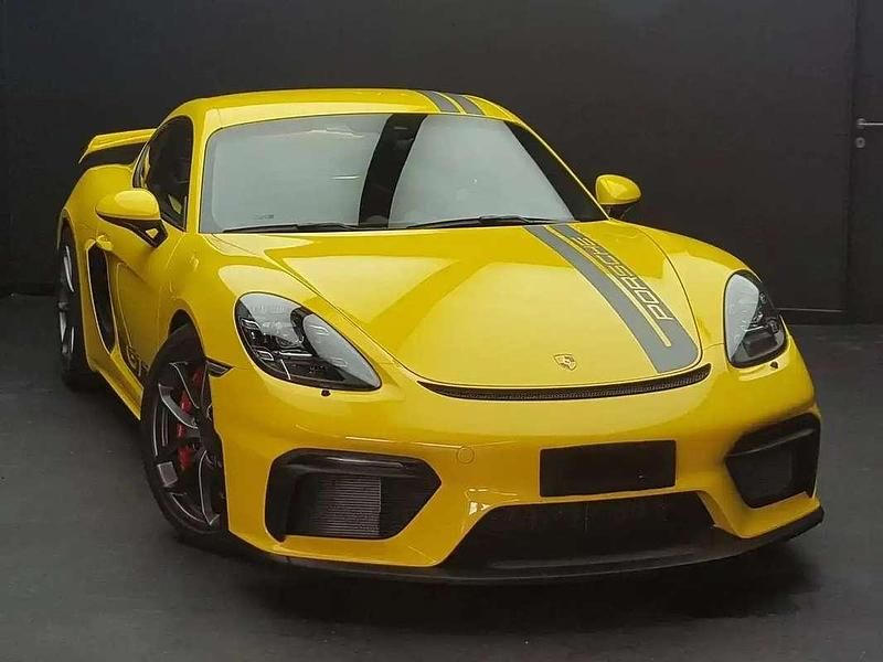 Usata Porsche 718 Cayman GT4 420 CV (308 kW) 2020 Giallo Coupé