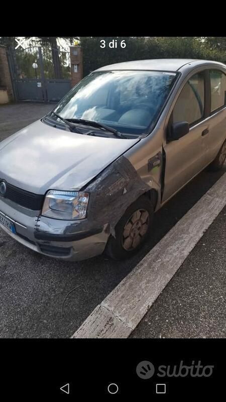 Usata Fiat Panda 2005 Argento Utilitaria