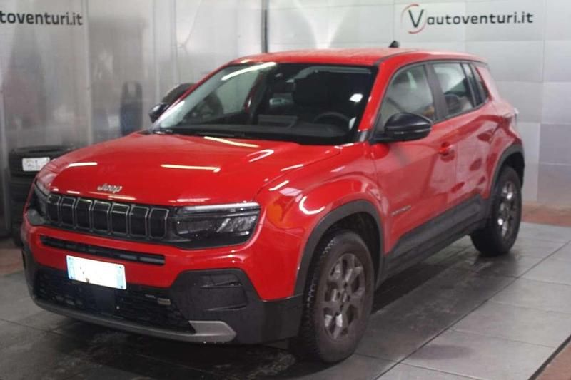 Usata Jeep Avenger Longitude 101 CV (74 kW) 2023 Rosso SUV