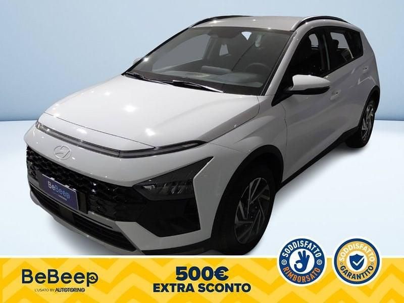 Nuova Hyundai Bayon 90 CV (66 kW) 2025 Bianco pastello SUV