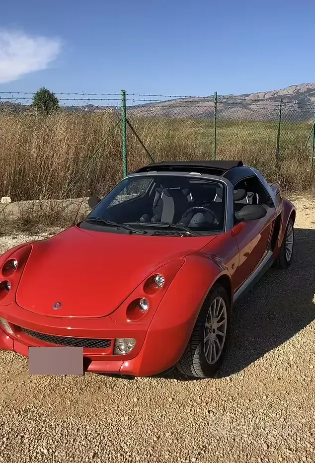 Usata Smart Roadster 82 CV (60 kW) 2003 Rosso Cabrio