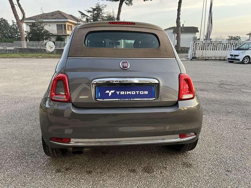 Usata Fiat 500C Lounge 69 CV (50 kW) 2022 Grigio Cabrio