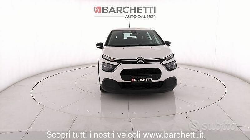 Usata Citroën C3 Feel 102 CV (75 kW) 2022 Bianco Utilitaria