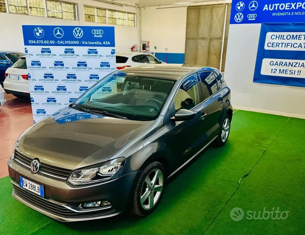 Usata VW Polo Comfortline 90 CV (66 kW) 2014 Grigio Berlina