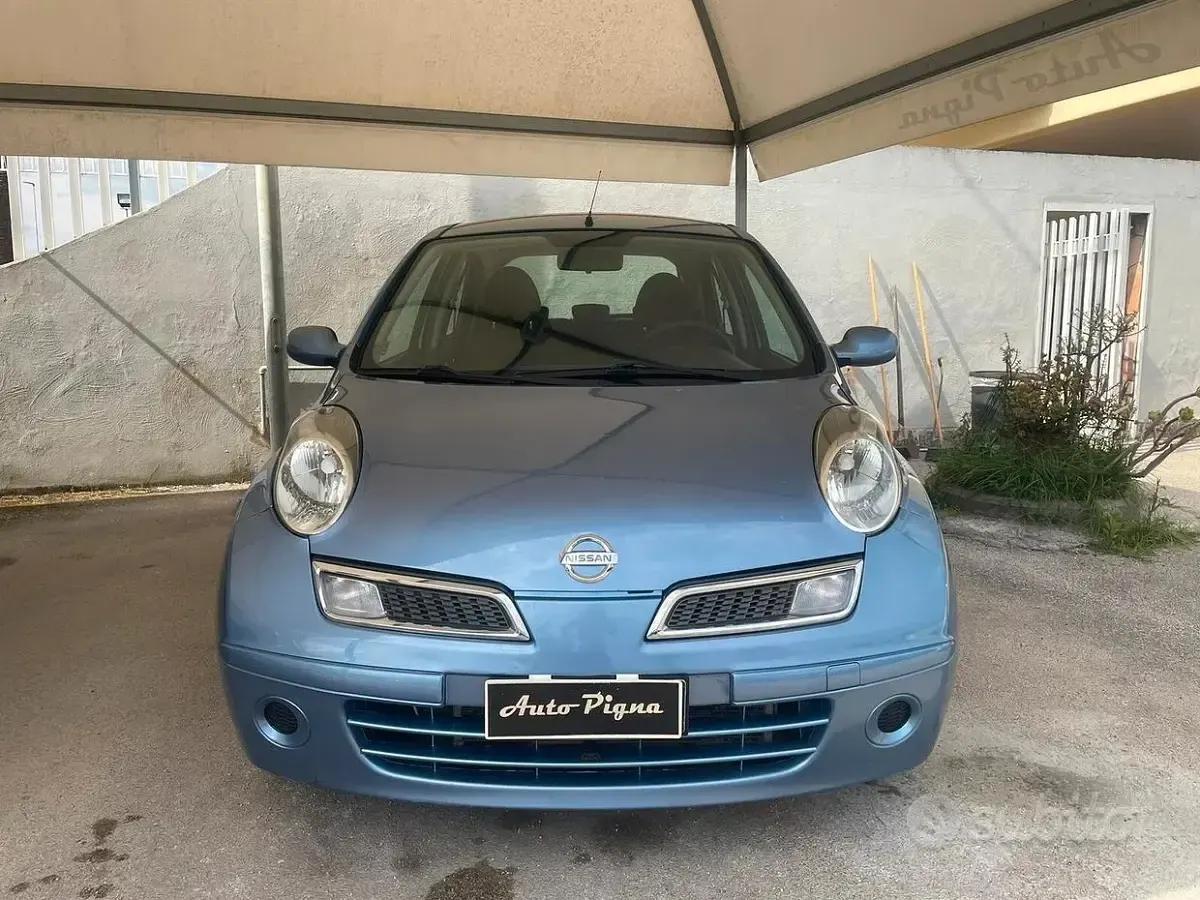 Usata Nissan Micra Acenta 80 CV (58 kW) 2008 Blu Berlina