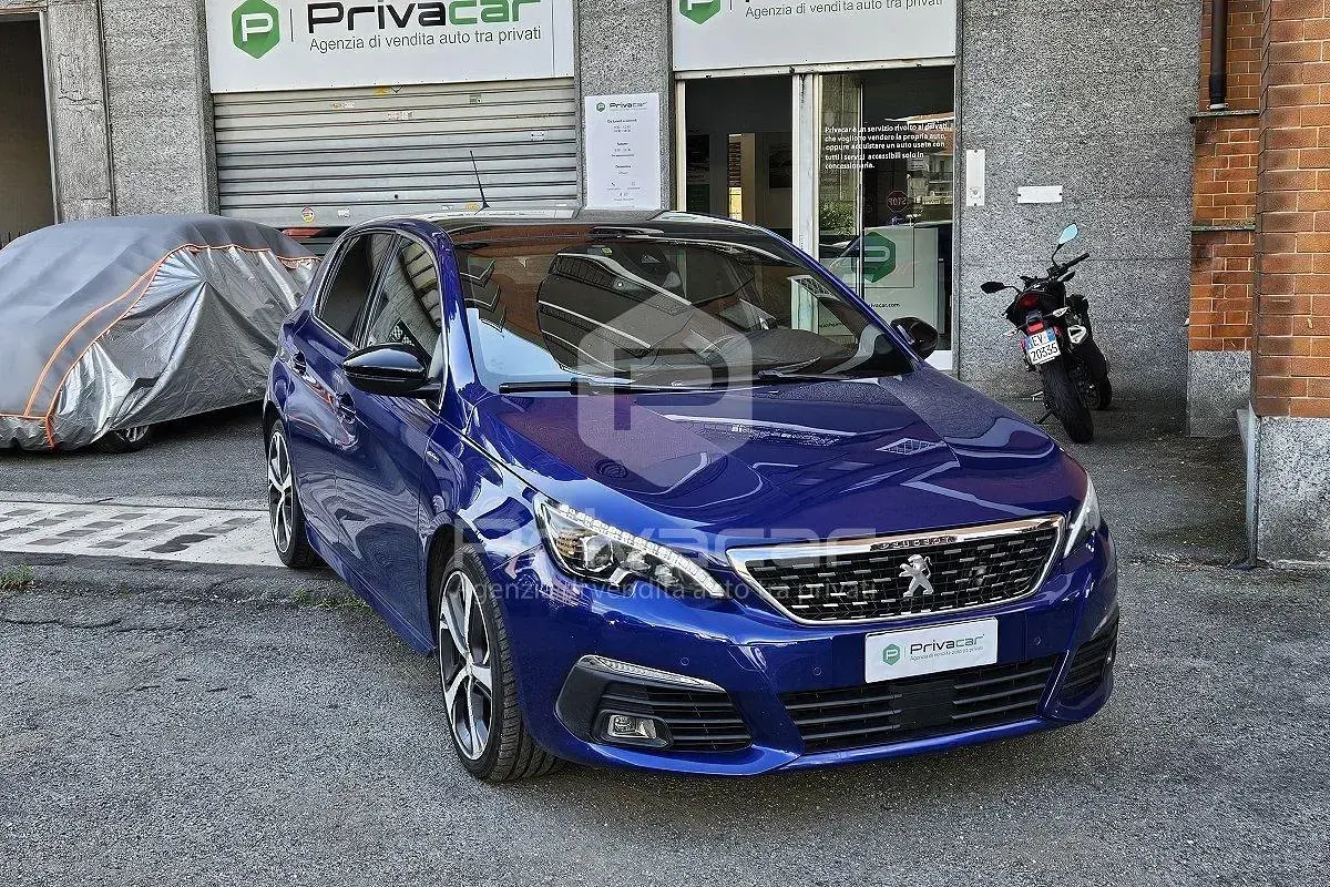 Usata Peugeot 308 GT-line 131 CV (96 kW) 2017 Blu Berlina