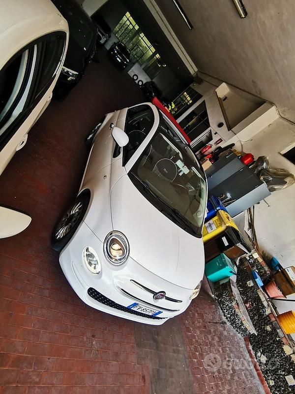 Bianco Usata 2019 Fiat 500 Cabrio | 8600 € - Immagine 1/4