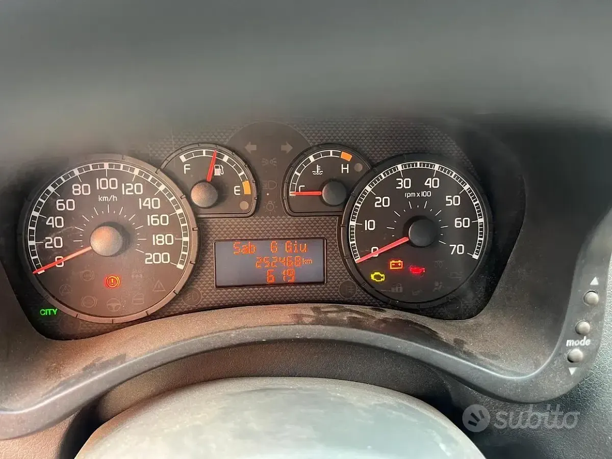 Usata Fiat Panda 69 CV (50 kW) 2008 Rosso Utilitaria