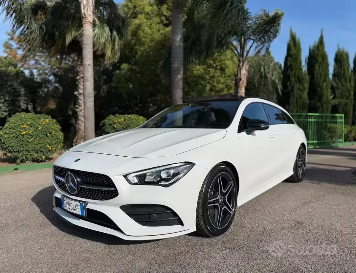 Usata Mercedes CLA200 Premium 150 CV (110 kW) 2020 Bianco Coupé