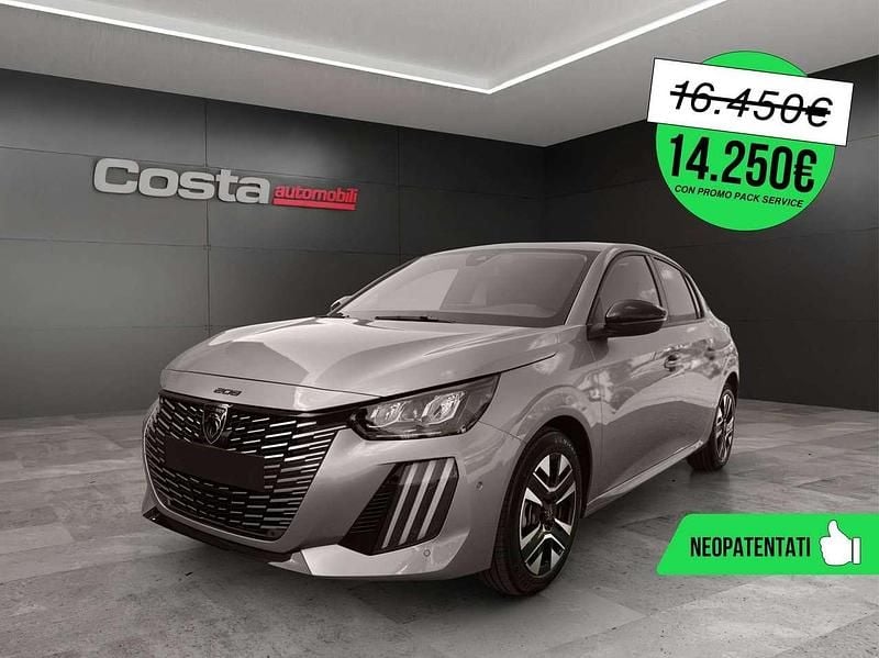 Usata Peugeot 208 Allure 101 CV (74 kW) 2025 Grigio Utilitaria