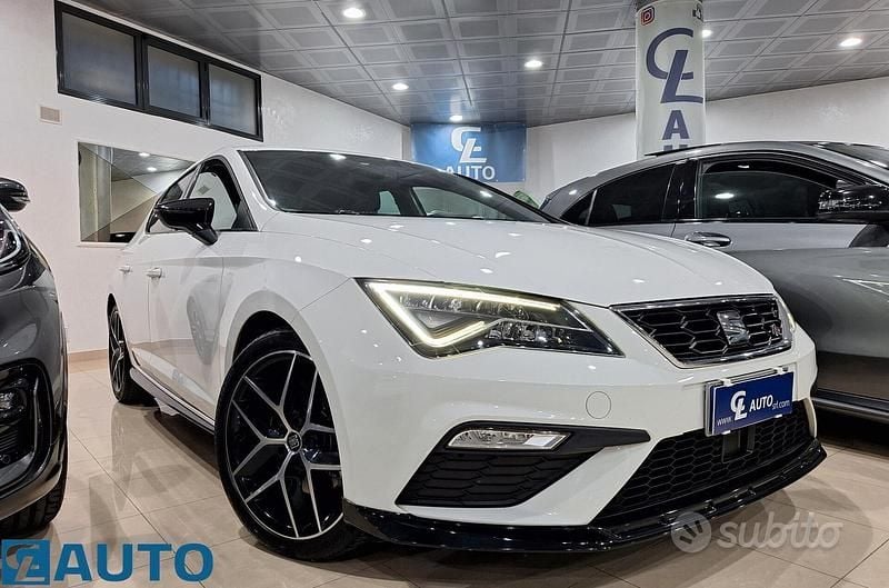 Usata Seat Leon FR 184 CV (135 kW) 2019 Bianco Berlina