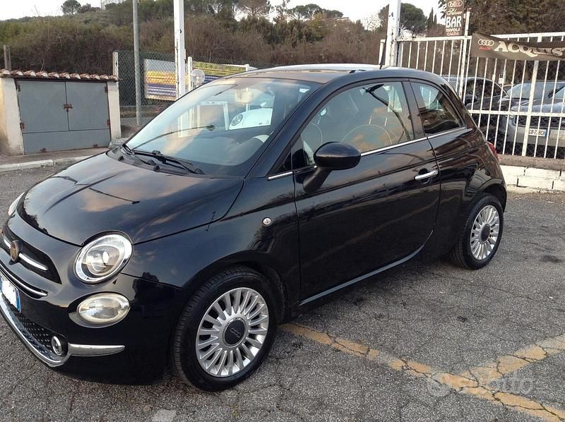 Usata Fiat 500 Lounge 69 CV (50 kW) 2016 Nero Berlina