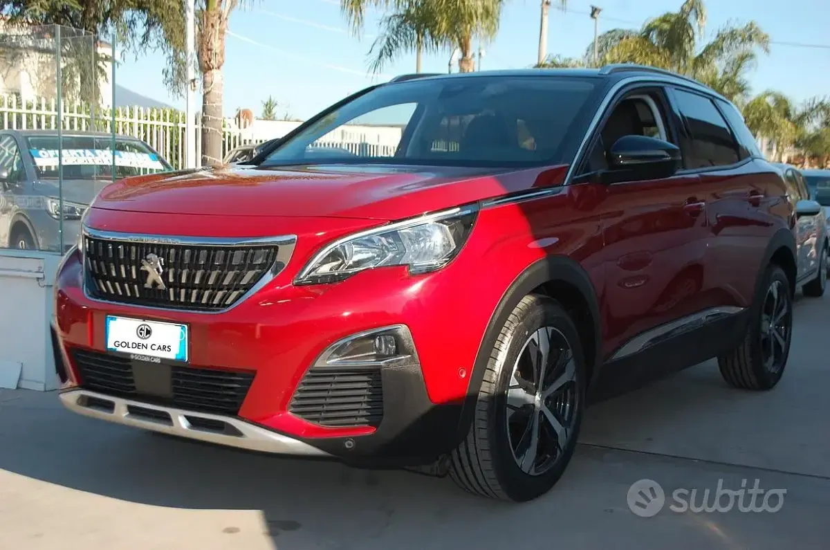 Usata Peugeot 3008 Allure 131 CV (96 kW) 2019 Rosso SUV