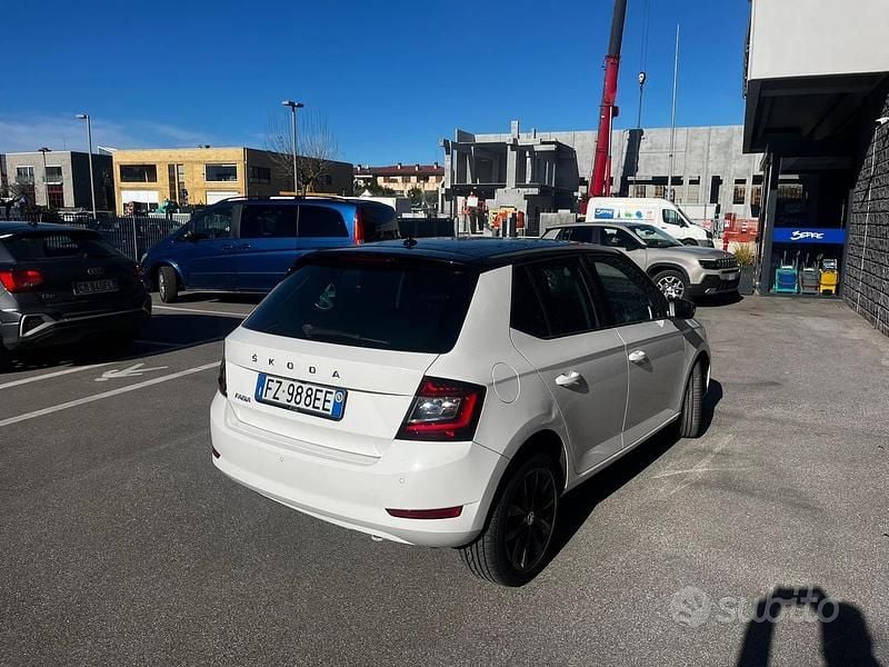 Usata Skoda Fabia 60 CV (44 kW) 2020 Bianco Berlina