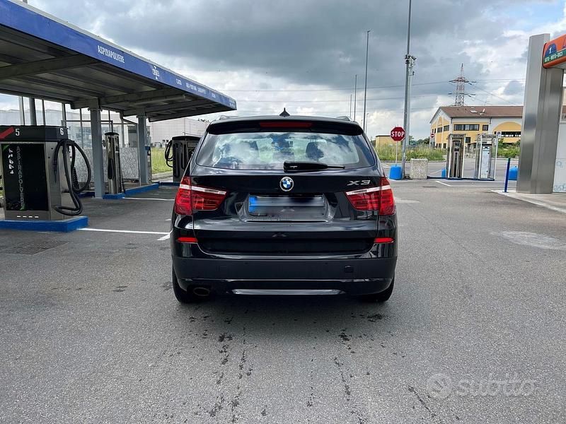 Usata BMW X3 Efficient Dynamics 184 CV (135 kW) 2012 Nero SUV
