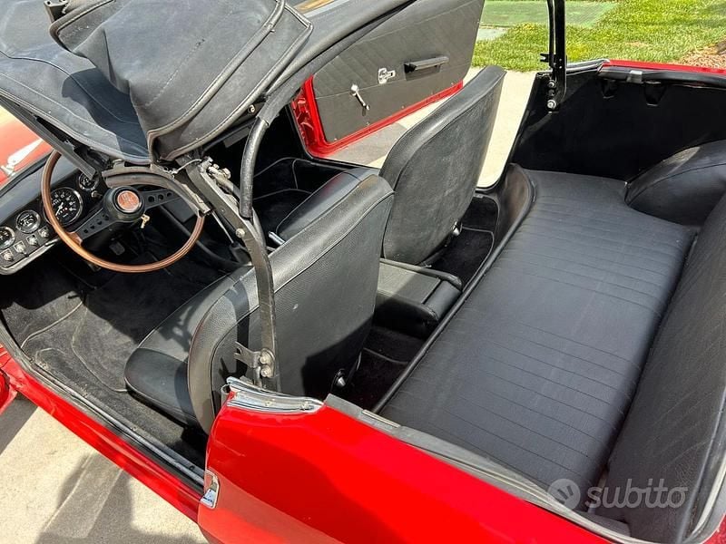 Usata Fiat 850 1960 Rosso Cabrio