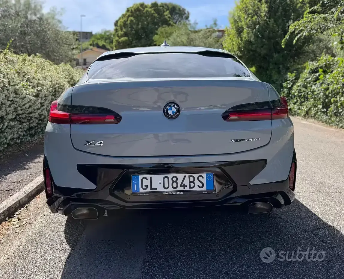 Usata BMW X4 M Sport 190 CV (139 kW) 2022 Grigio SUV