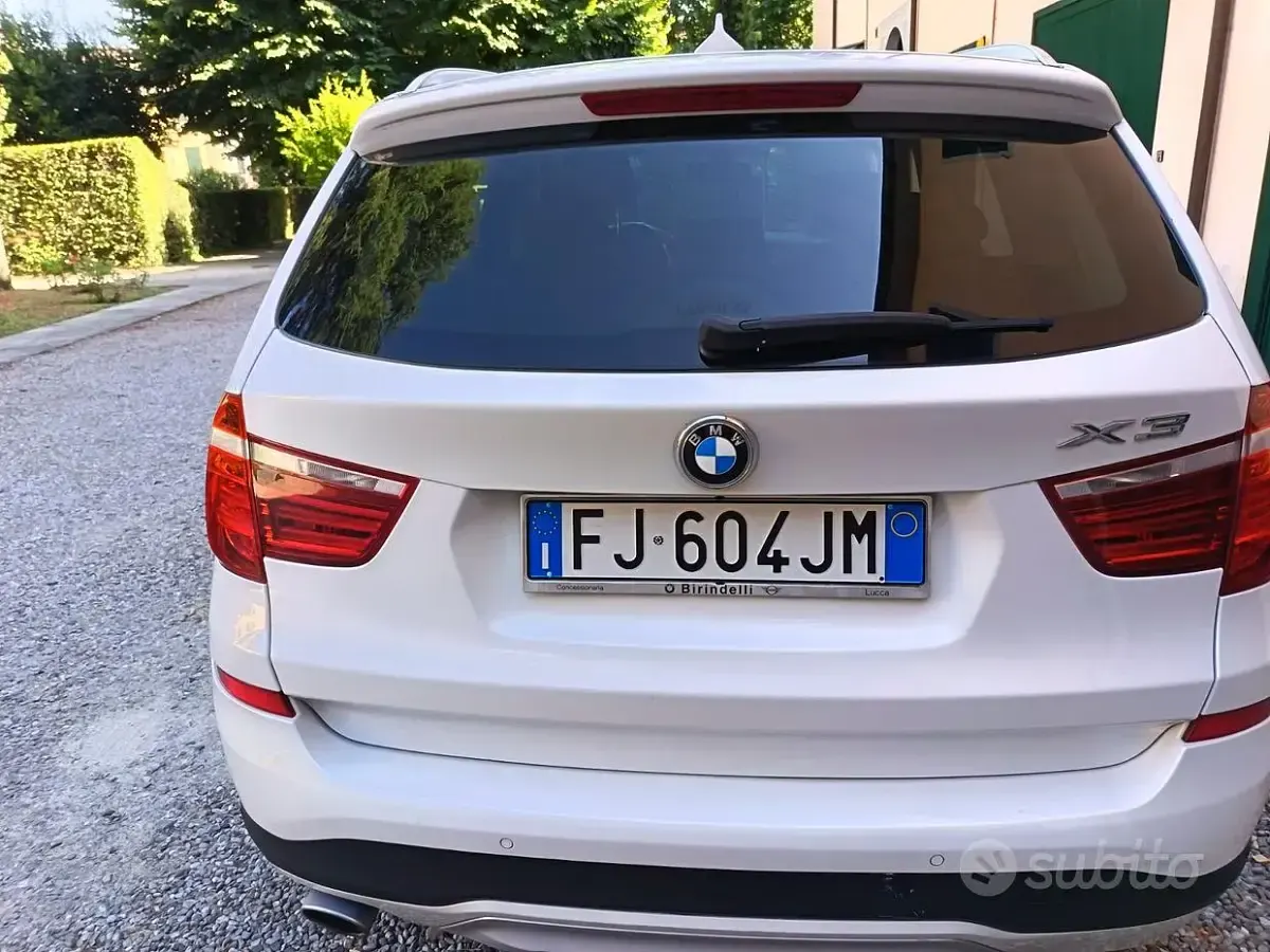 Usata BMW X3 Advantage 190 CV (139 kW) 2017 Bianco SUV
