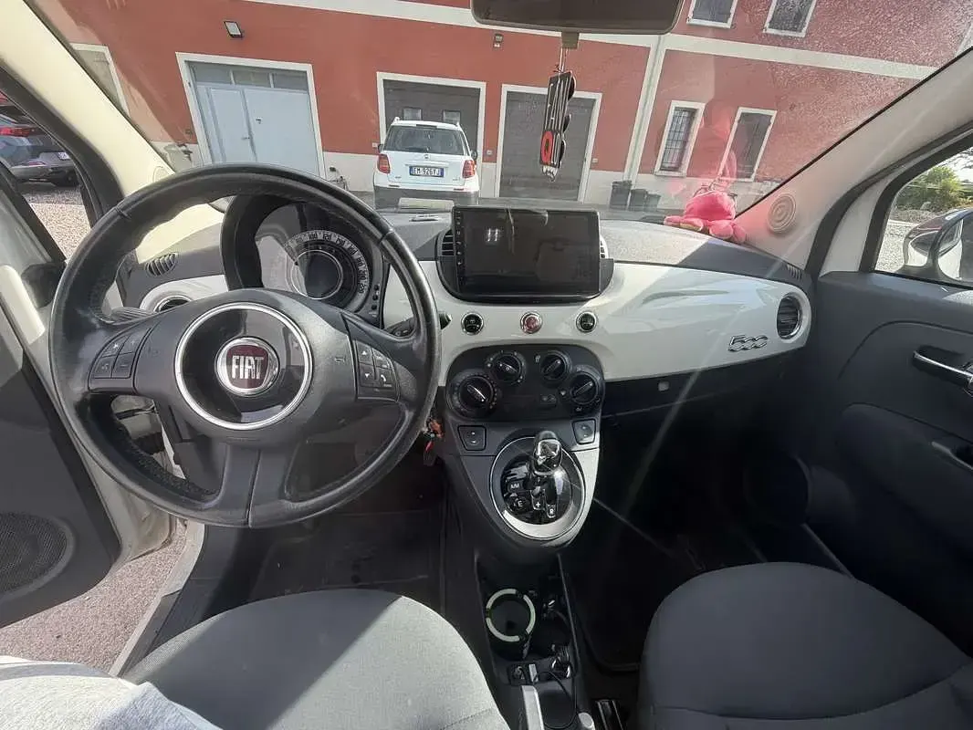 Usata Fiat 500 Lounge 69 CV (50 kW) 2013 Bianco Utilitaria