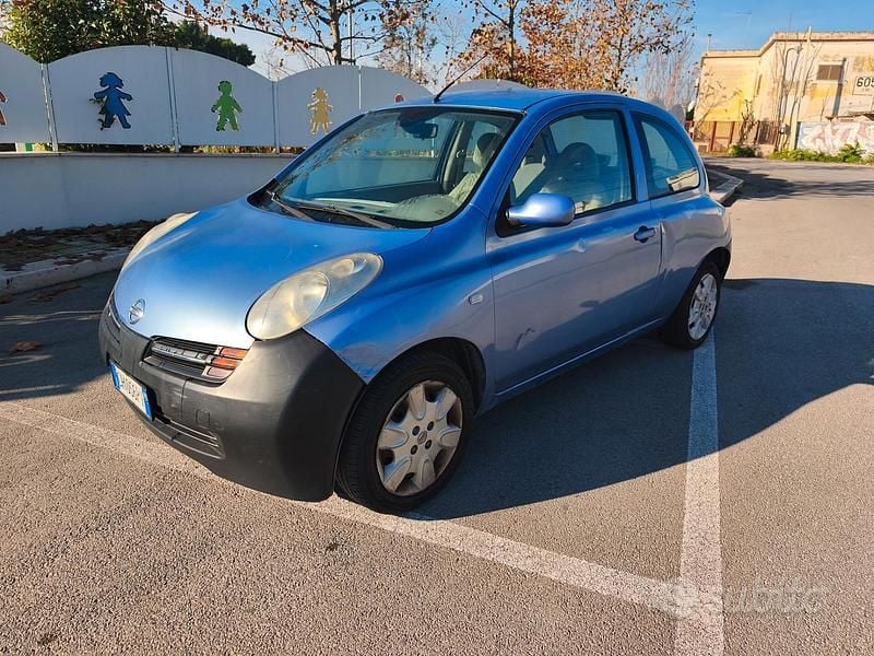 Usata Nissan Micra Visia 80 CV (58 kW) 2004 Blu Utilitaria