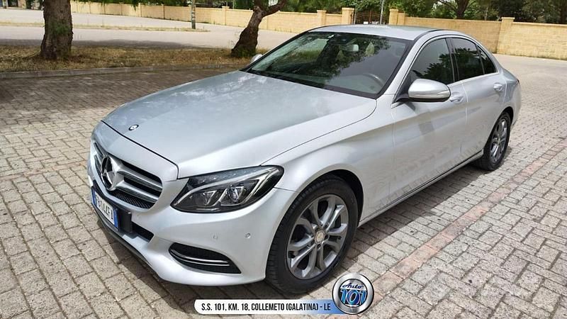 Usata Mercedes C220 Premium 170 CV (125 kW) 2015 Grigio Berlina