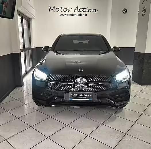 Usata Mercedes GLC220 Premium 194 CV (142 kW) 2021 Nero Coupé