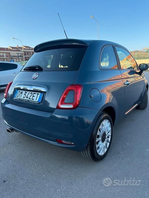 Usata Fiat 500 Lounge 69 CV (50 kW) 2008 Blu Berlina