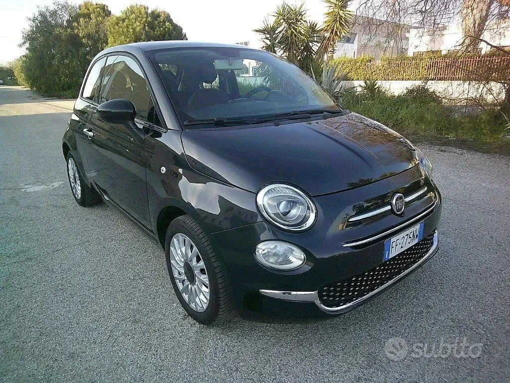 Usata Fiat 500 Lounge 69 CV (50 kW) 2016 Nero Utilitaria