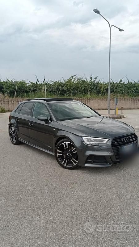 Usata Audi A3 S-Line 150 CV (110 kW) 2018 Grigio Station wagon