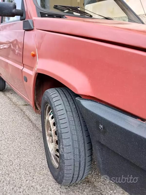 Usata Fiat Panda 2003 Rosso Utilitaria