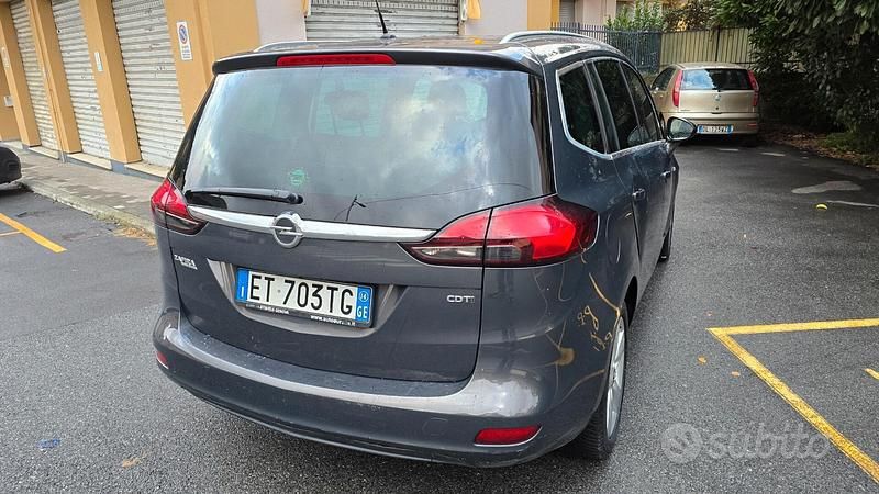 Usata Opel Zafira Tourer Cosmo 110 CV (80 kW) 2014 Grigio Monovolume