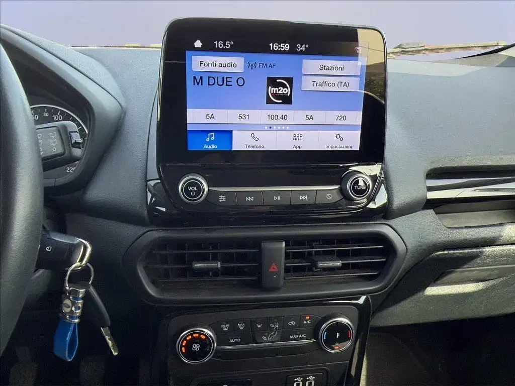 Usata Ford Ecosport Titanium 125 CV (91 kW) 2022 Luxe yellow (metallizzato) SUV