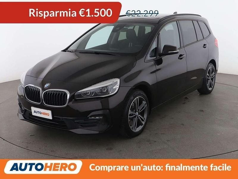 Usata BMW 218 Gran Tourer Sport Line 150 CV (110 kW) 2021 Nero Monovolume