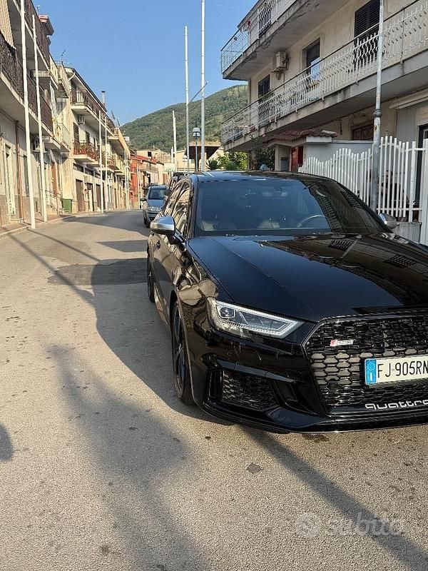 Usata Audi RS3 400 CV (294 kW) 2018 Nero Berlina