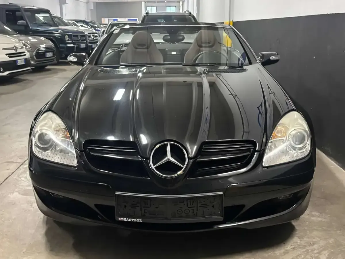Usata Mercedes SLK200 Edition 163 CV (119 kW) 2007 Nero Cabrio