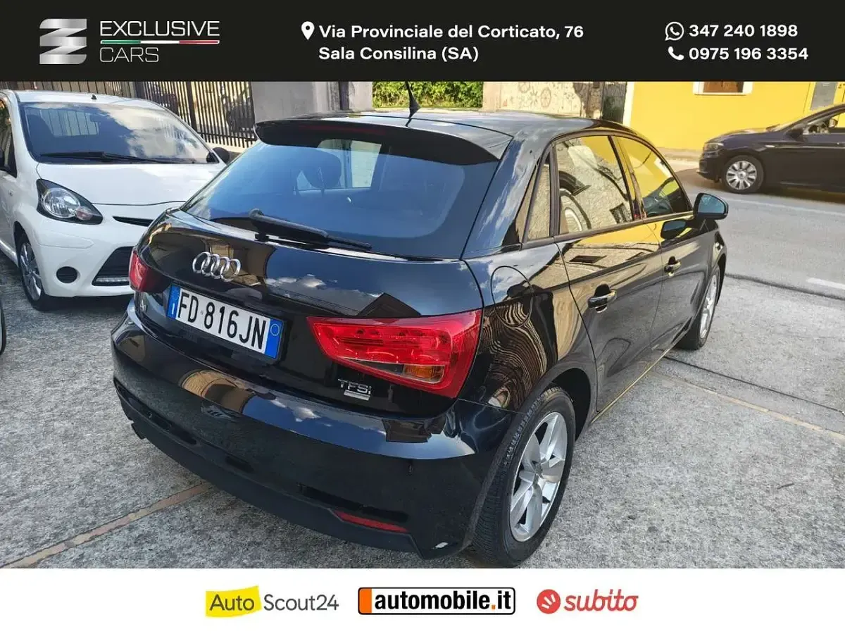 Usata Audi A1 95 CV (69 kW) 2016 Nero Utilitaria