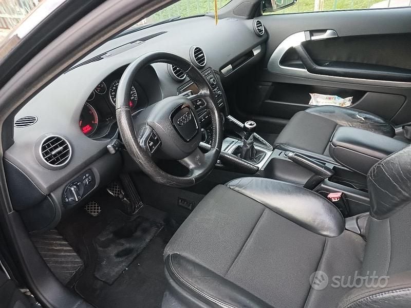 Usata Audi A3 170 CV (125 kW) 2007 Nero Utilitaria