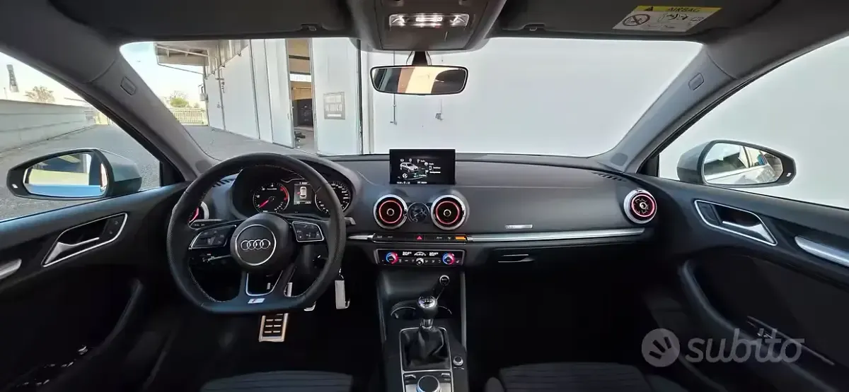 Usata Audi A3 Ambition 150 CV (110 kW) 2017 Grigio Berlina
