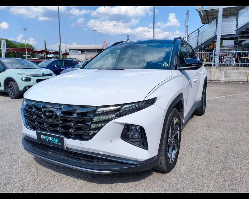 Bianco Usata 2022 Hyundai Tucson Advanced SUV | 24.900 € (Buon prezzo) - Immagine 1/4