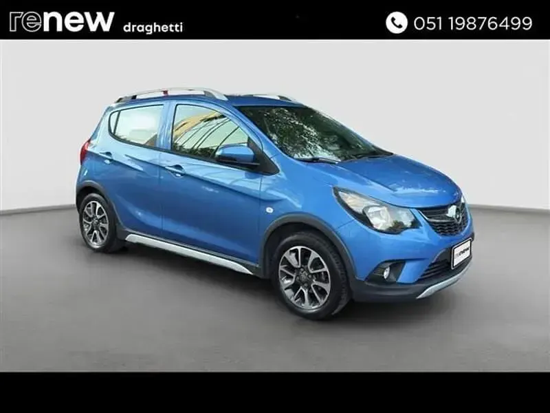 Usata Opel Karl Rocks 75 CV (55 kW) 2018 Azzurro Utilitaria