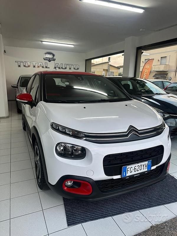 Usata Citroën C3 Shine 75 CV (55 kW) 2017 Bianco Berlina