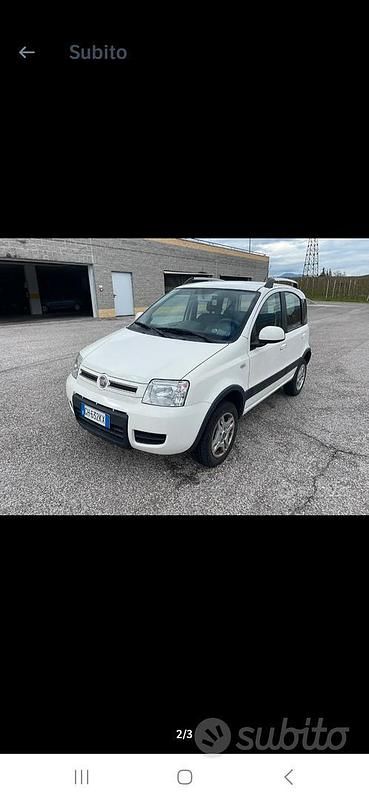 Usata Fiat Panda 4x4 2012 Bianco Utilitaria