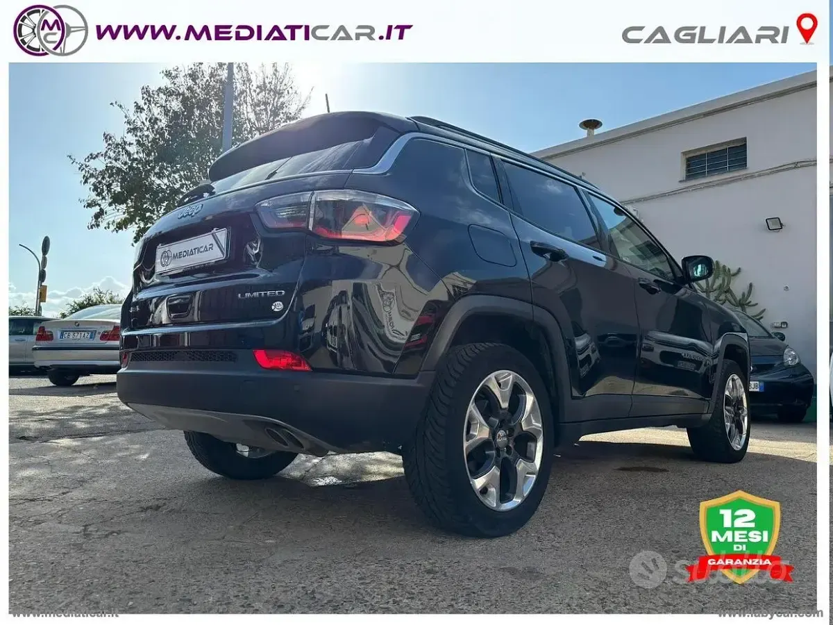 Usata Jeep Compass Limited 140 CV (102 kW) 2017 Nero SUV