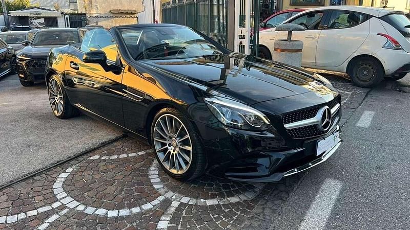 Usata Mercedes SLC200 AMG line 184 CV (135 kW) 2017 Nero Cabrio